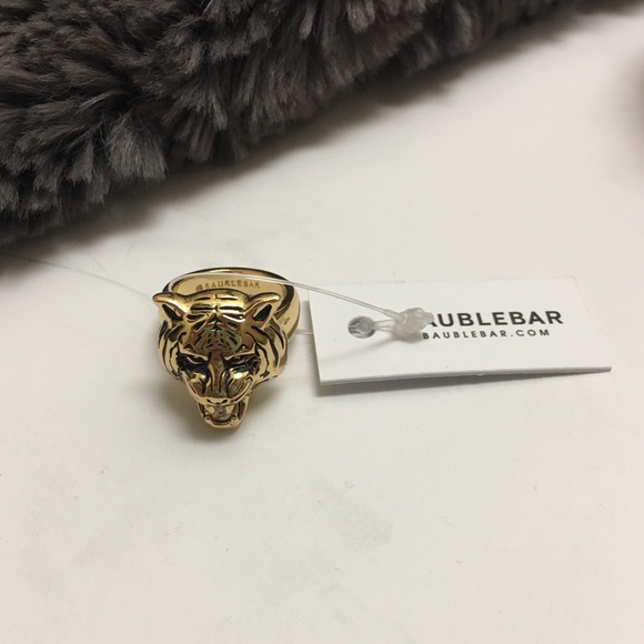 BaubleBar Accessories - NWT BaubleBar Gold Tiger Ring Size 7